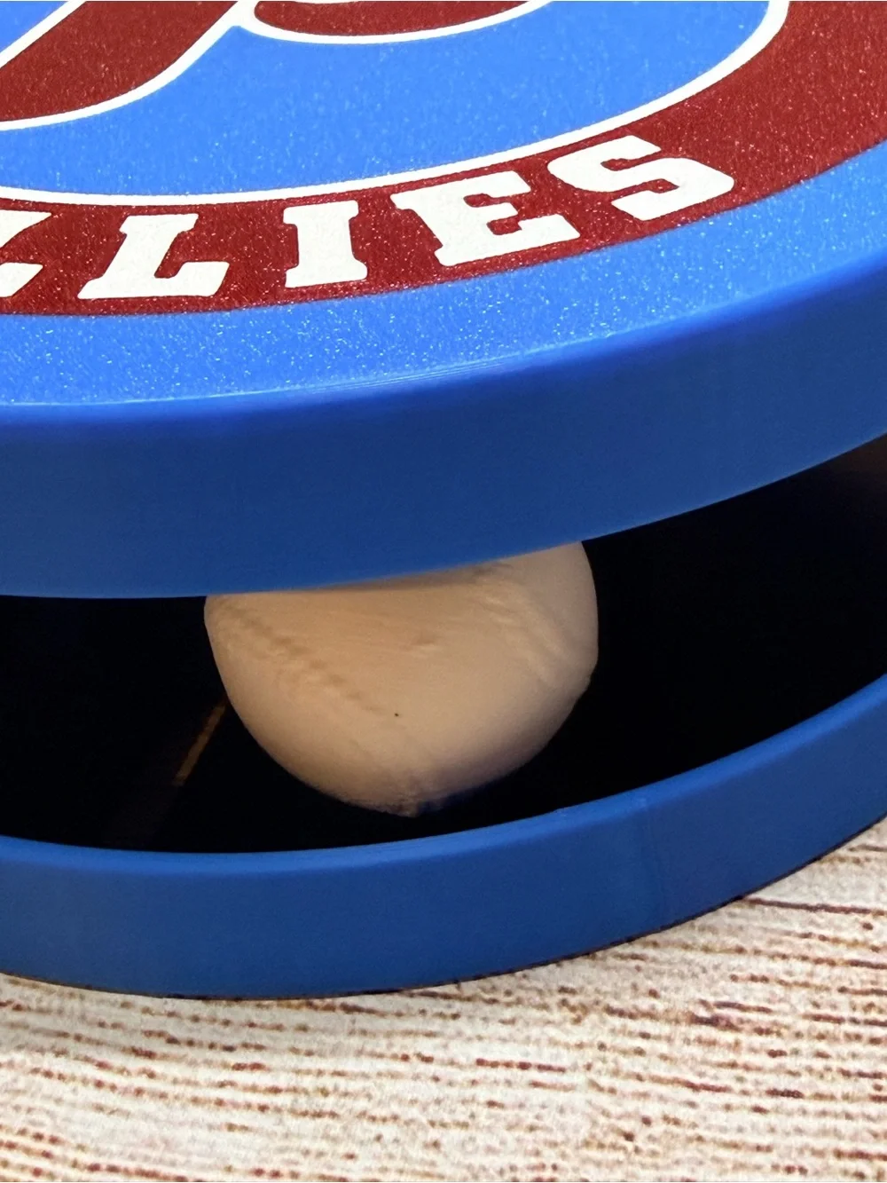 Philadelphia Phillies Blue Interactive Cat Toy Ball Teaser 3d Printed